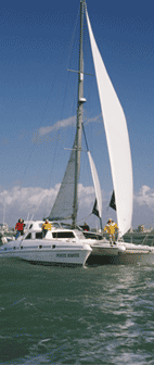 yacht charter solent sailing off Portsmouth